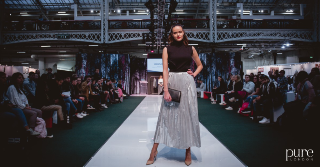 Women’s Sustainable Styling Looks – Pure London Catwalk AW2020