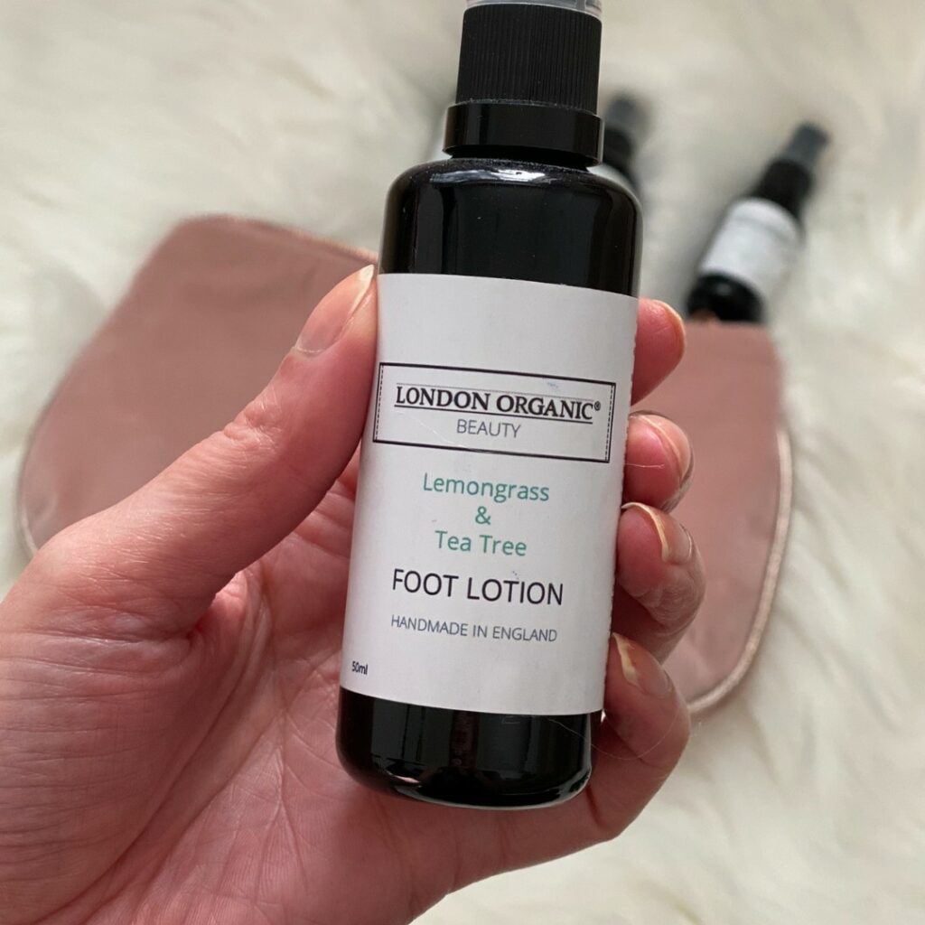 LONDON ORGANIC BEAUTY Lemongrass & Tea Tree Foot Lotion