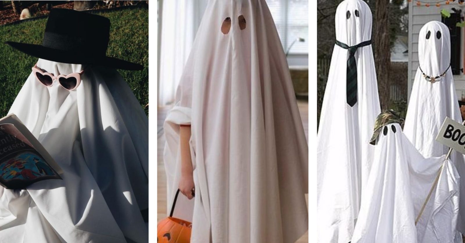 sustainable Halloween costumes- ghost image