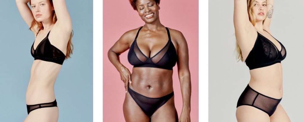 Black Mesh Ava Bra | Ethical Non-Wired Bras by Lara Intimates brand | Sustainable Lingerie