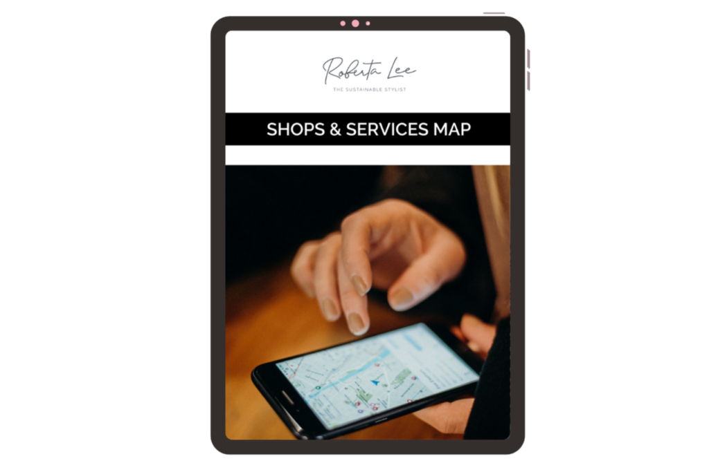 Roberta Style Lee - The Sustainable Stylist - Style Guide - Sustainable Shopping Shop & Services Map