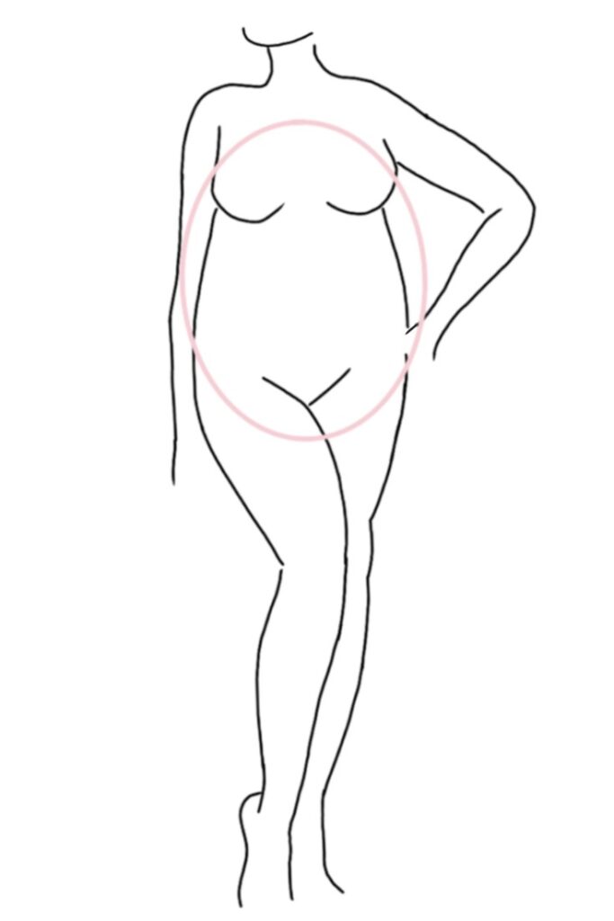 What is the Oval Body Shape Explained | Apple Body Type Description