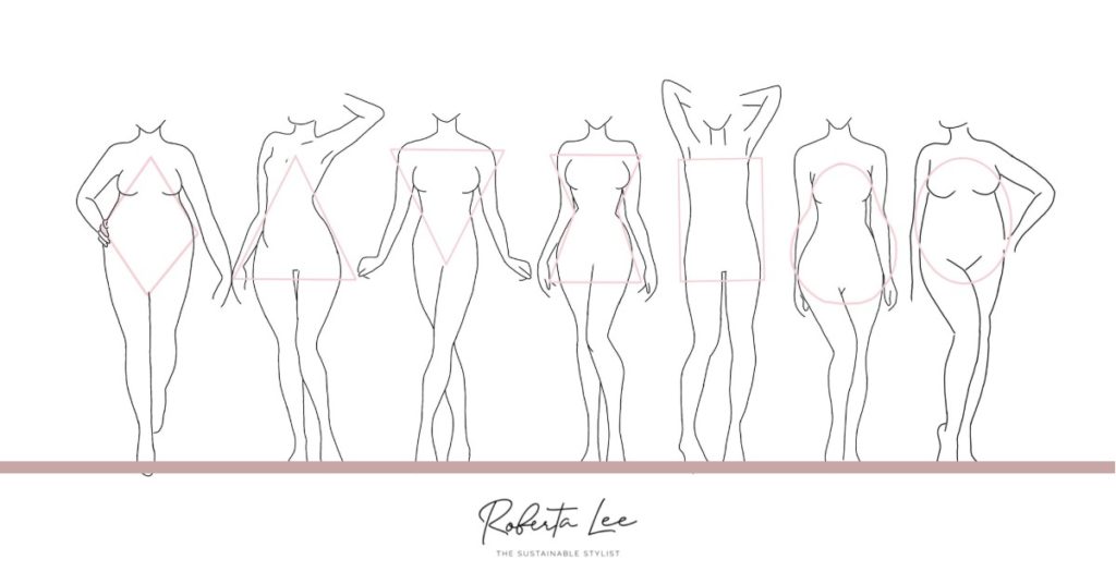 Body Shape Drawings | How to take your body measurements and discover you body shape