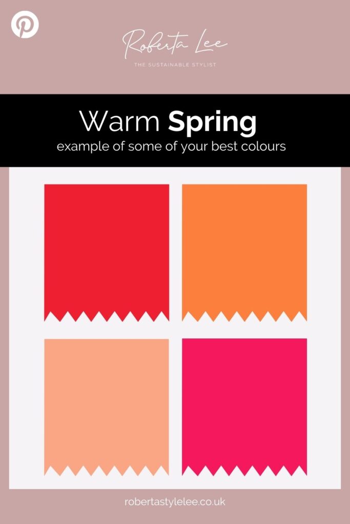 Warm Spring Best Colours 