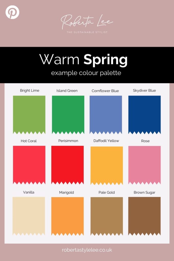 Warm Spring Colour Palette 