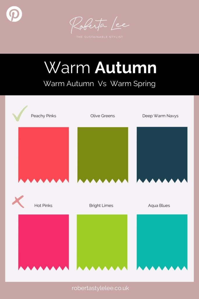 Warm autumn Vs warm Spring colours 