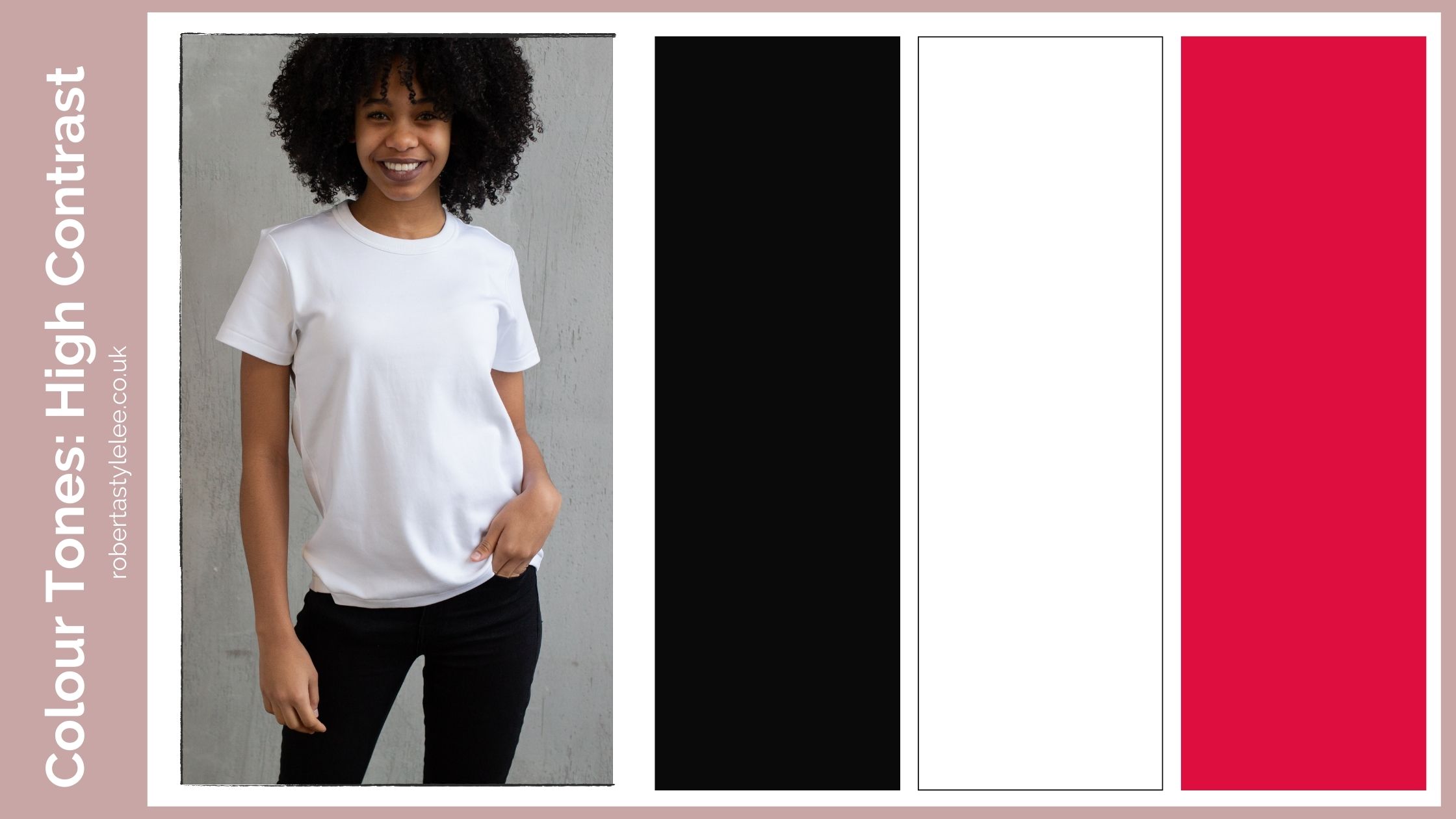 High Contrast Colour Outfit Example 