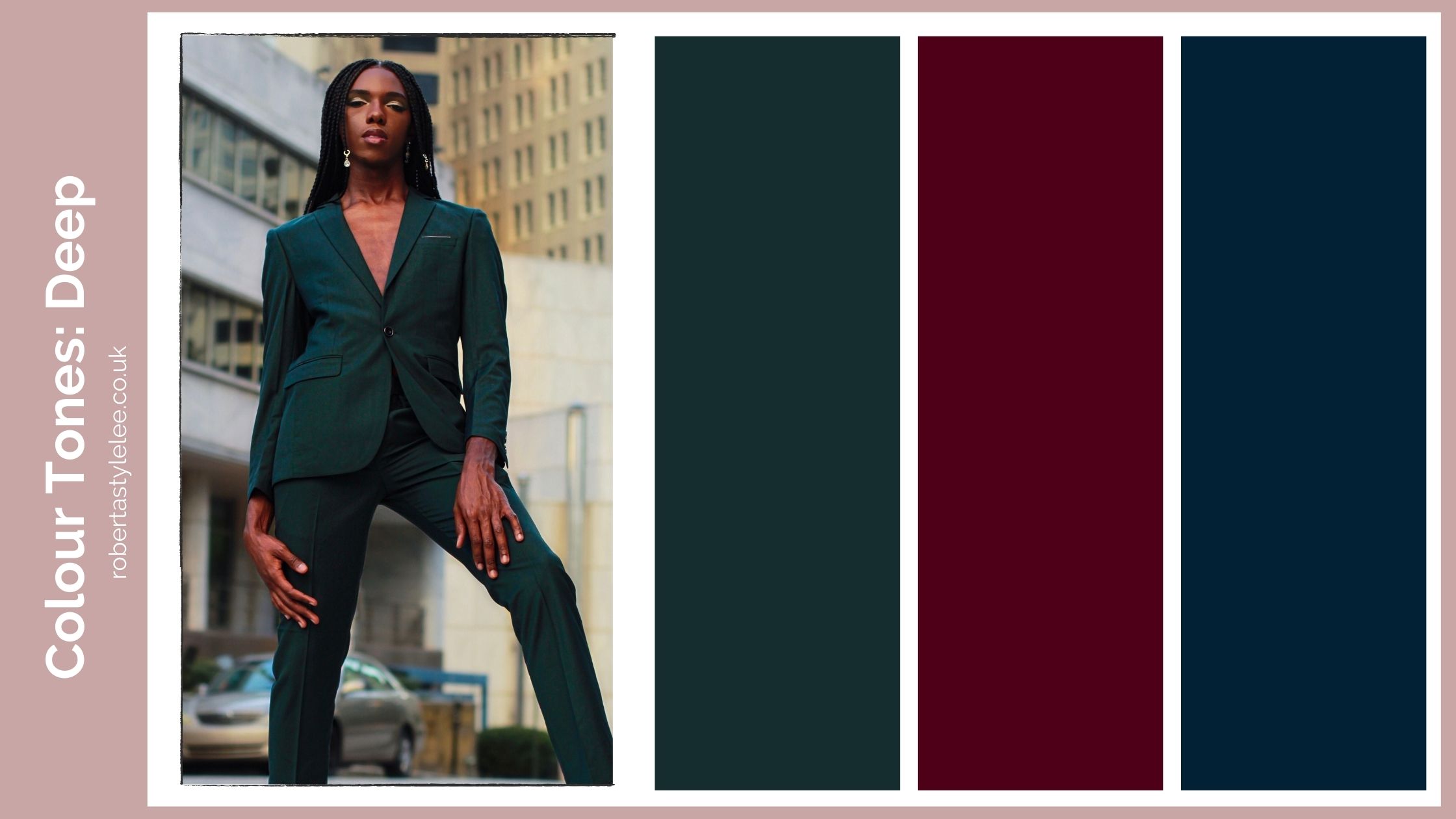 Deep Colour Outfit Example