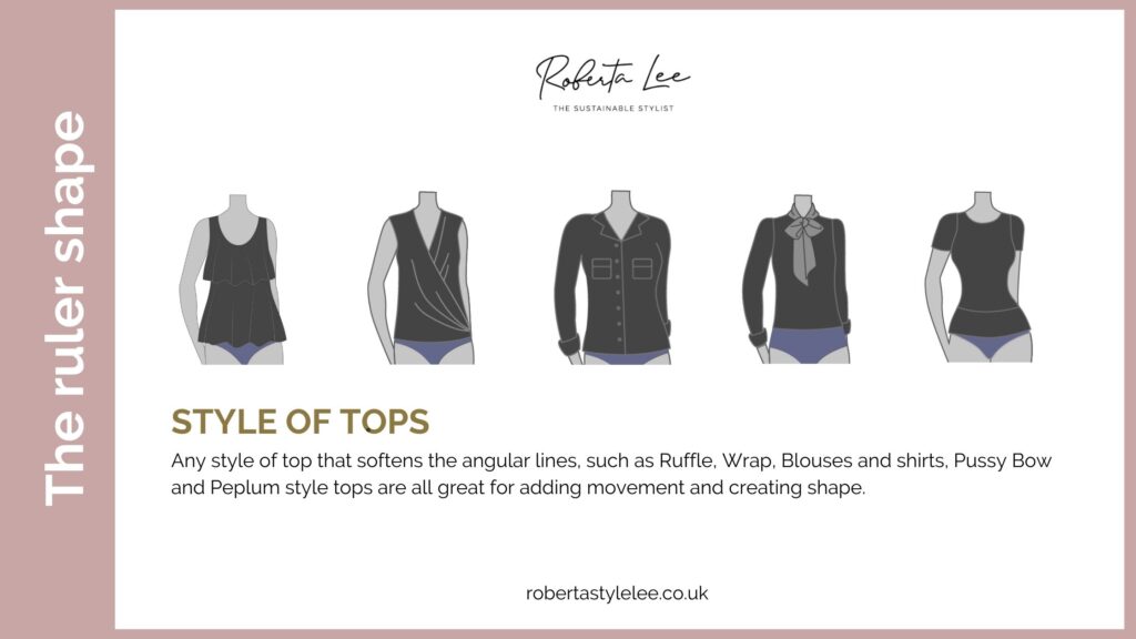 Best style of tops for ruler body shape 