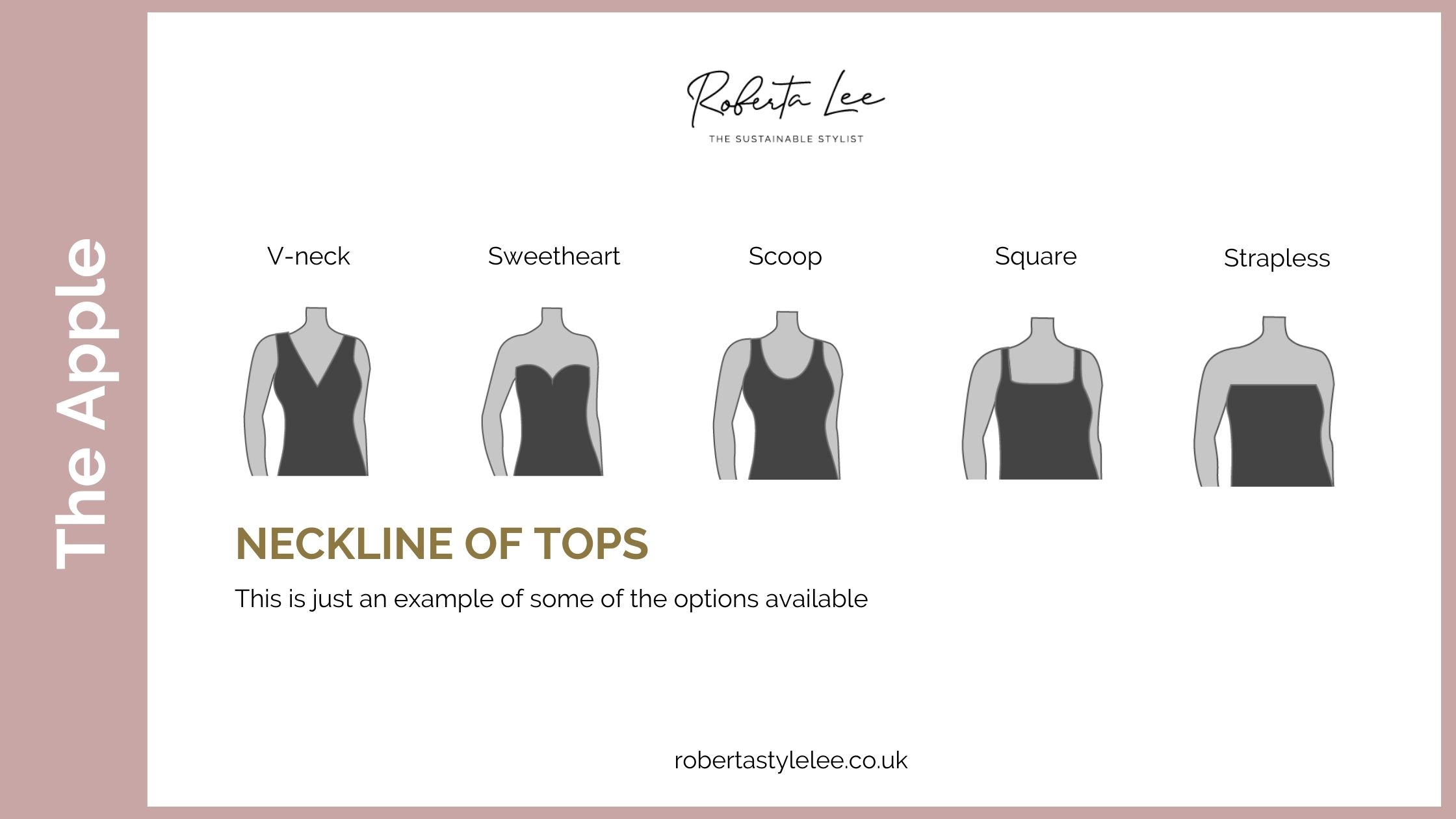 Best style of necklines for apple figure 