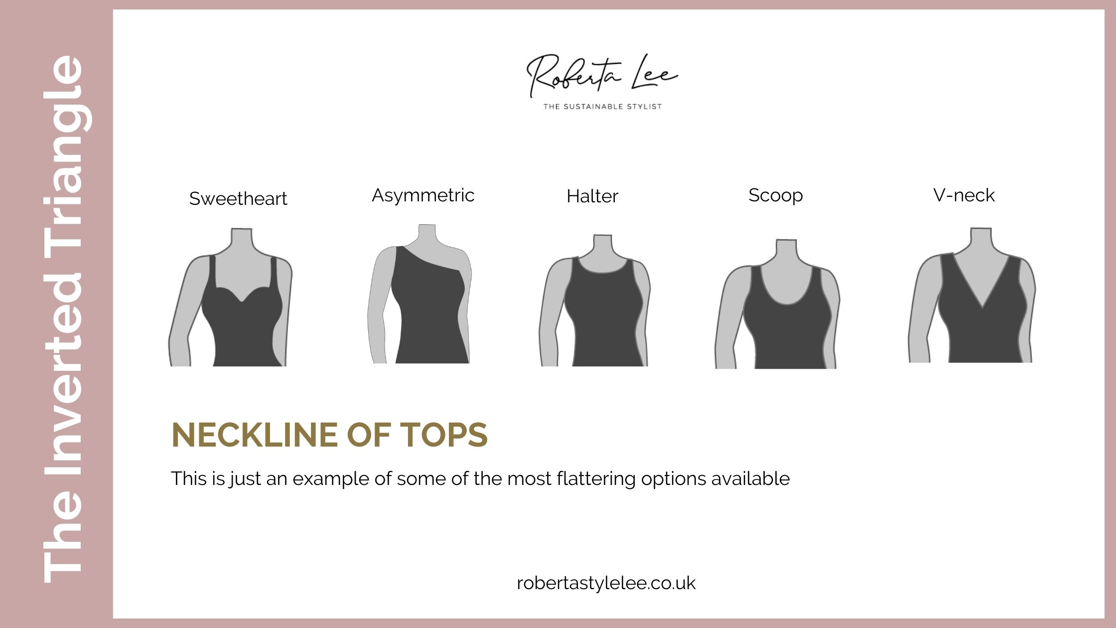 How to dress an Inverted Triangle _ Neckline of tops