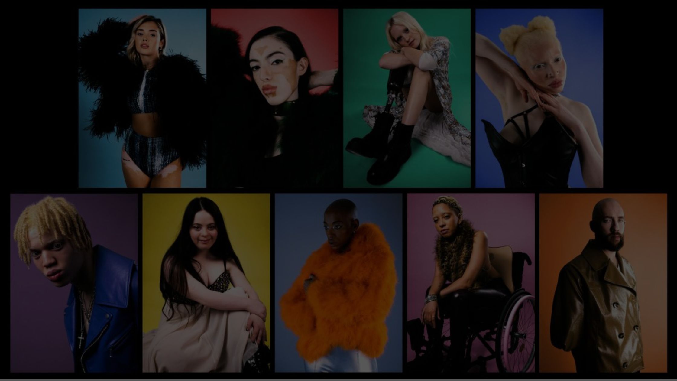 New Model Agency Group Image of Zebedee models: Ade, Shem, Georgia, Dan, Jas, Nan, Ellie, Junior and Kelsi) Styled by Roberta Lee