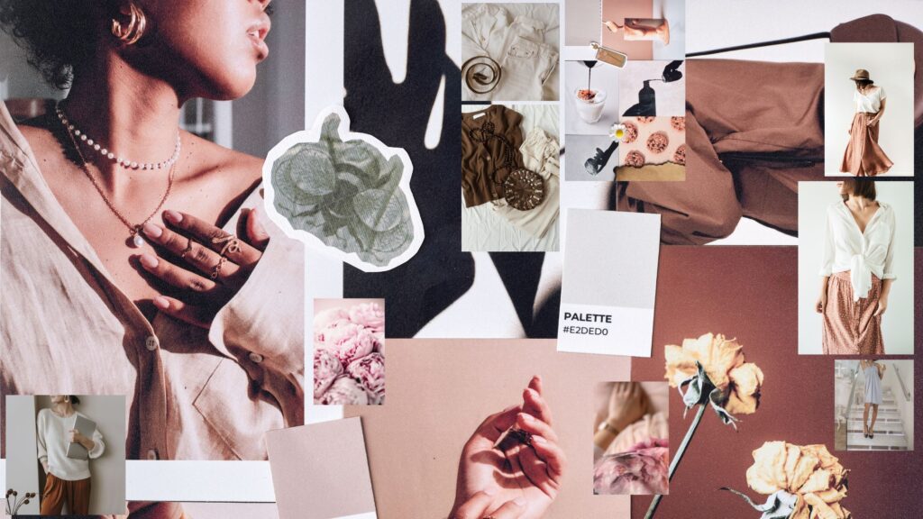 Mood board of style Aesthetic | Wardrobe Planning 