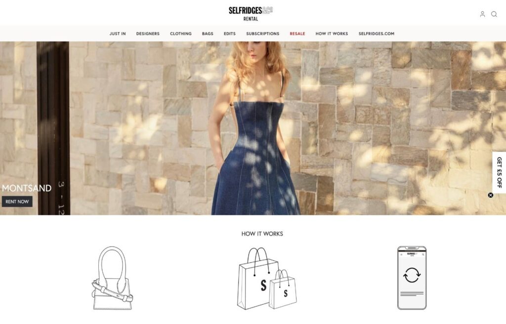 Selfridges Fashion Rental