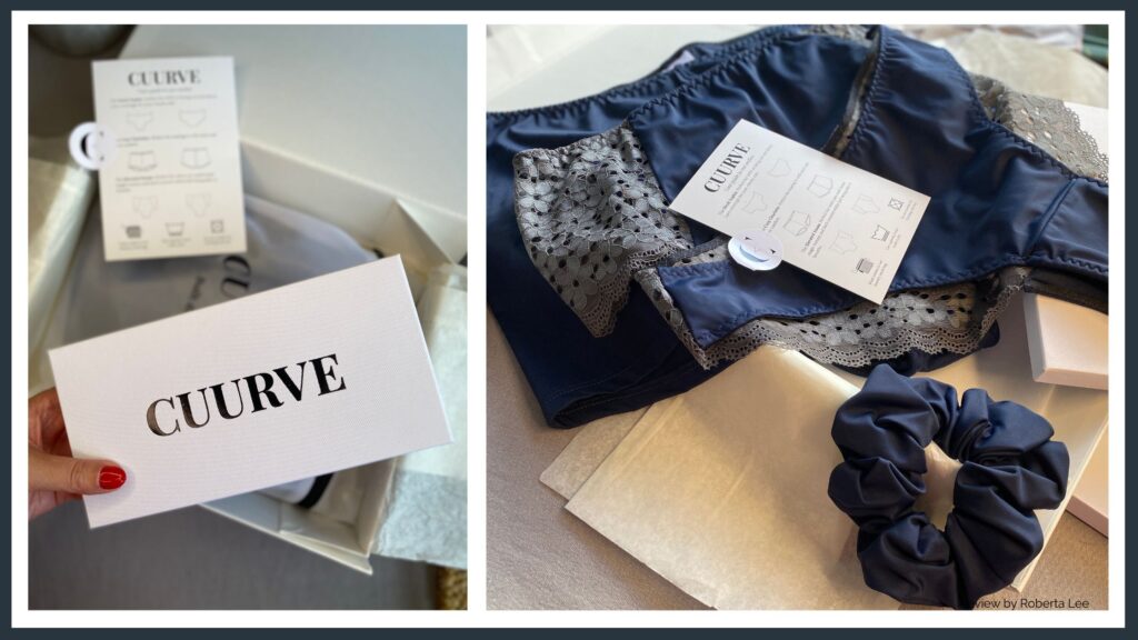 CUURVE ethical underwear Unboxing by Roberta Lee 