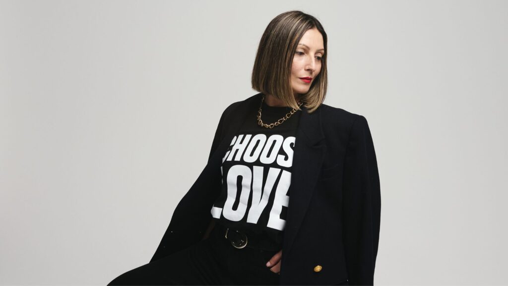 Roberta Lee - The Sustainable Stylist | Style & Identity Choose Love T-Shirt